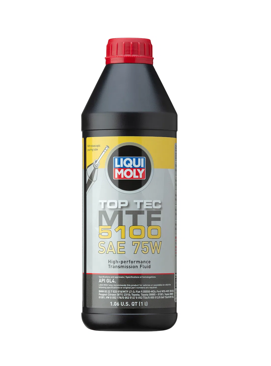 20352 – LIQUI MOLY Gear Oil, Single 1 Liter Bottle SAE 75W